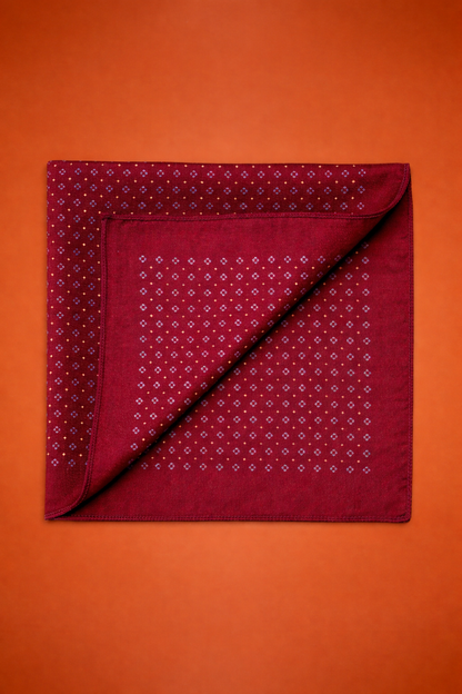 Men's printed pattern pochette