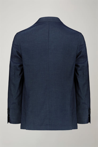 Men's single-breasted three-button regular fit suit