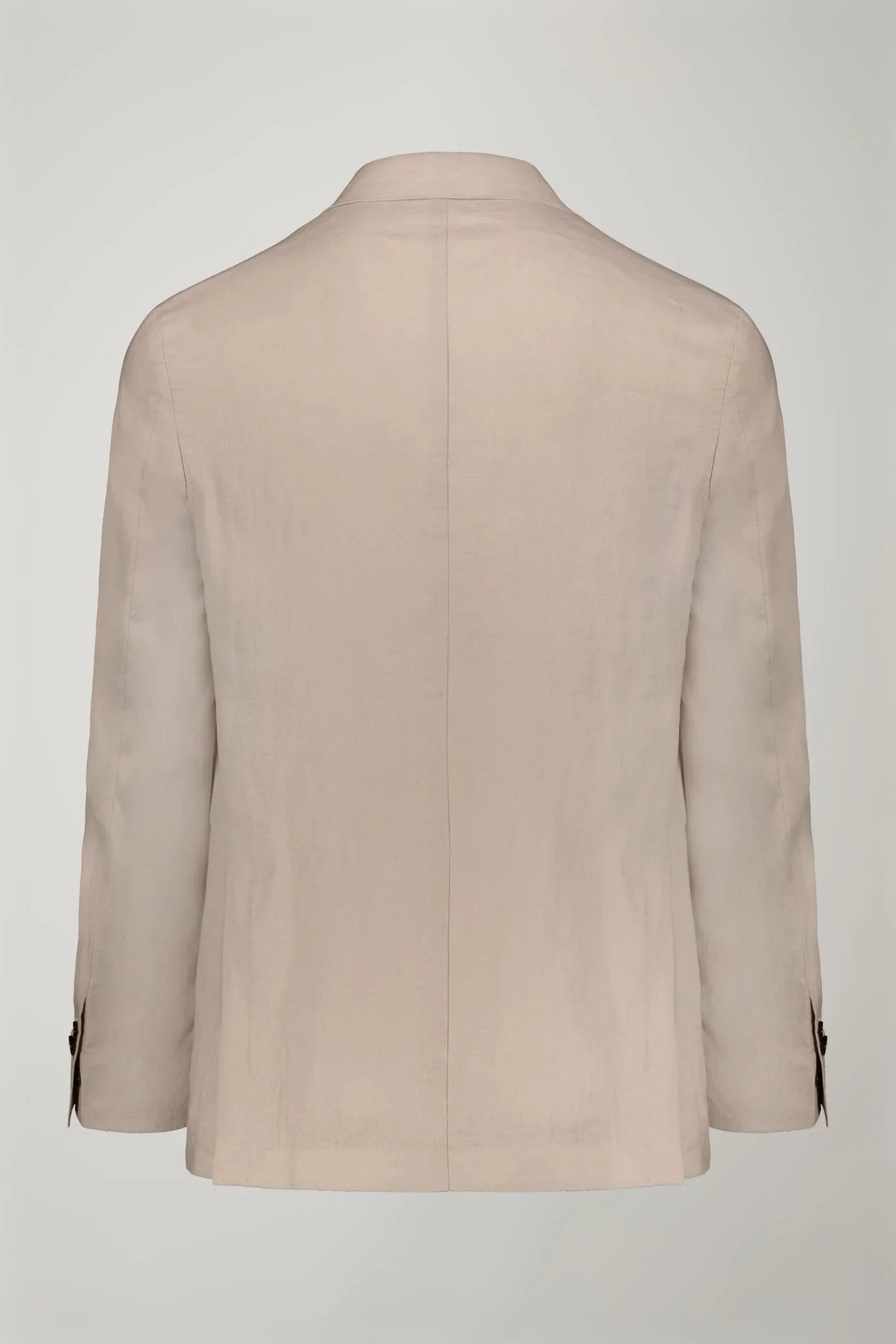 Men's single-breasted 100% linen regular fit suit