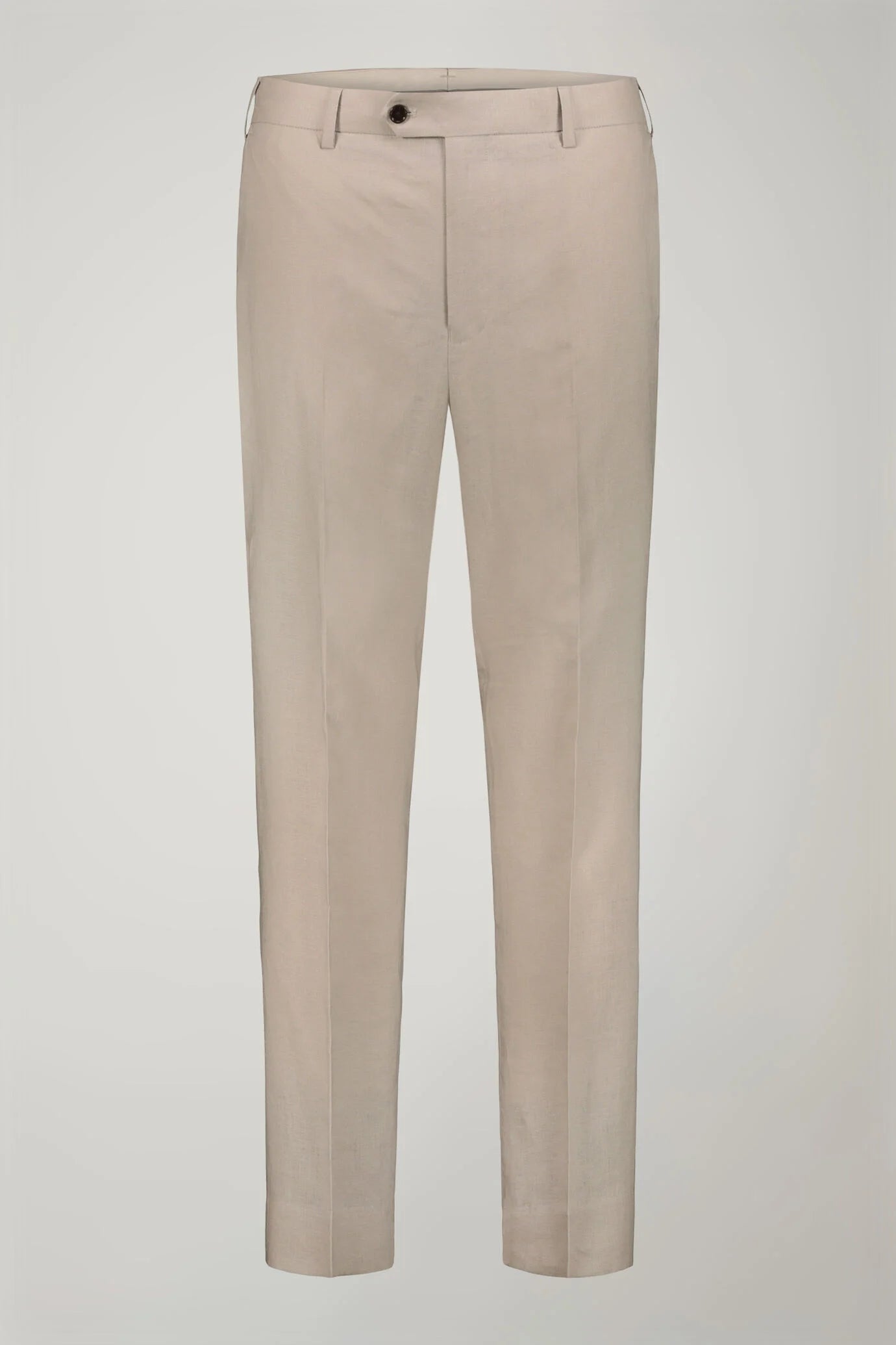 Men's single-breasted 100% linen regular fit suit