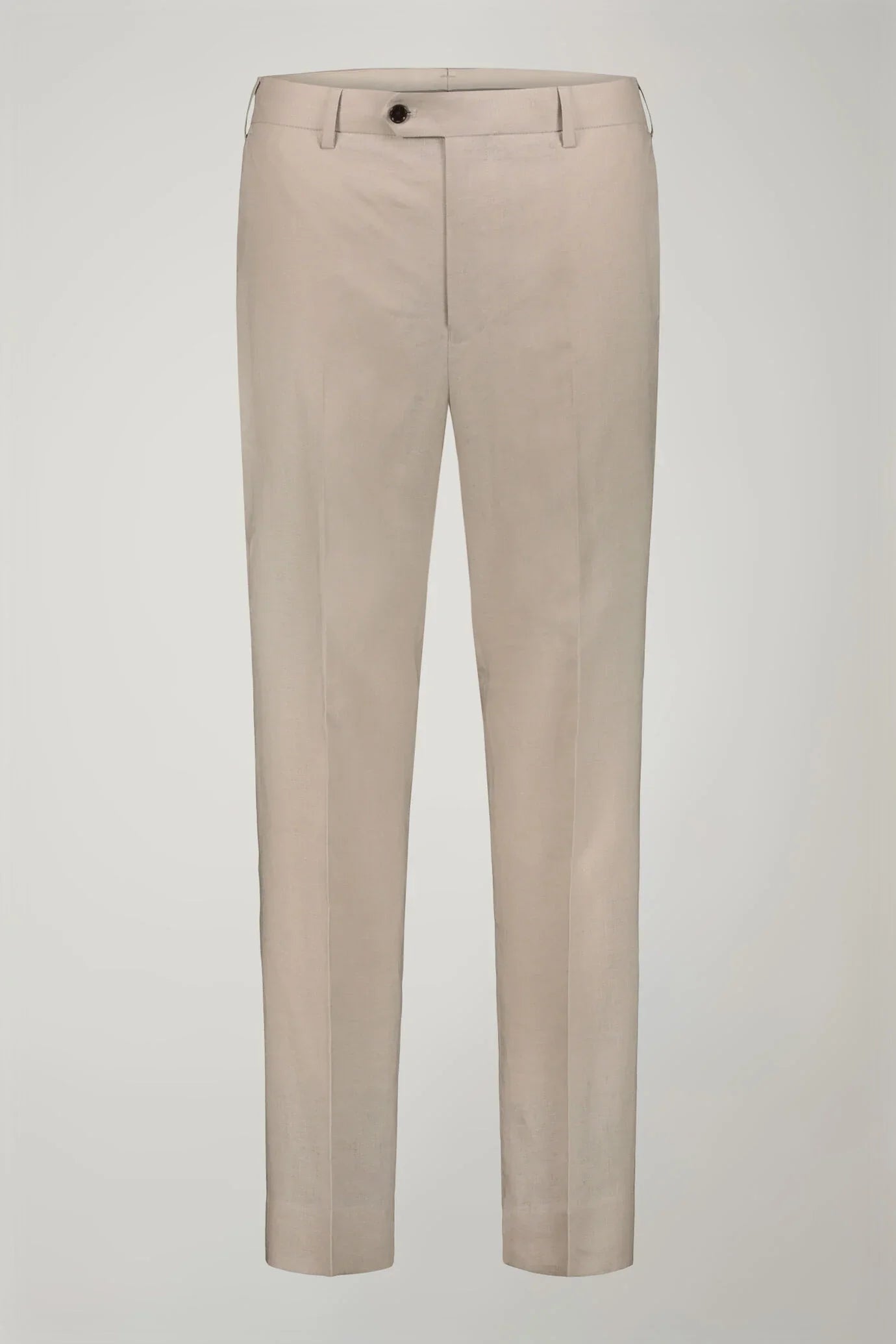 Men's single-breasted 100% linen regular fit suit