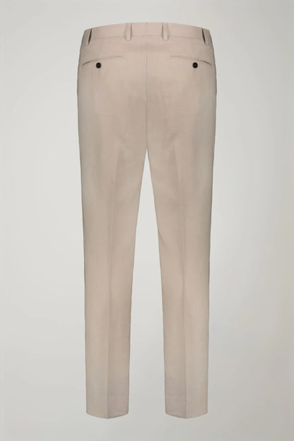 Men's single-breasted 100% linen regular fit suit