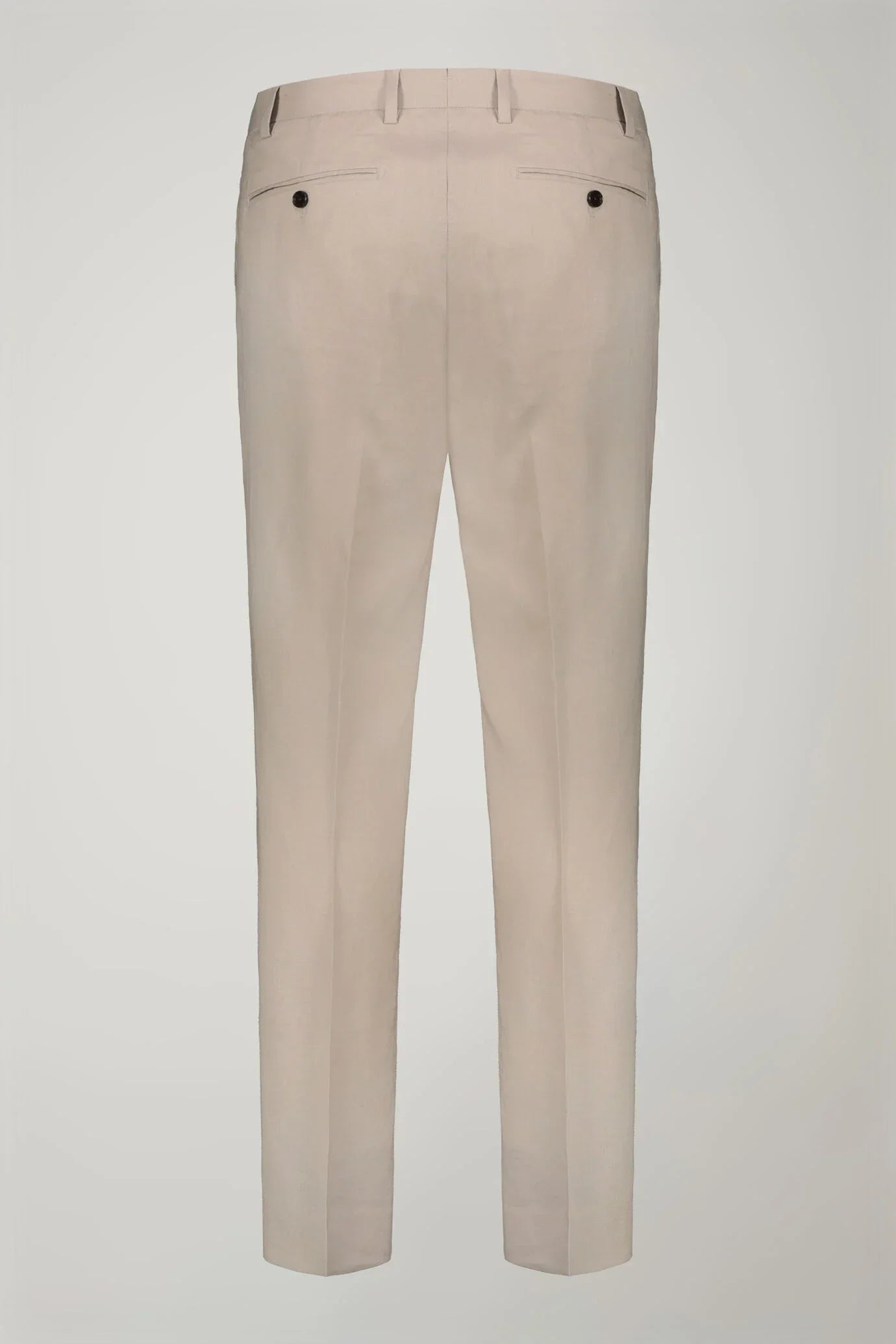 Men's single-breasted 100% linen regular fit suit