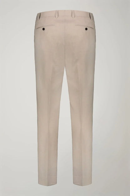 Men's single-breasted 100% linen regular fit suit