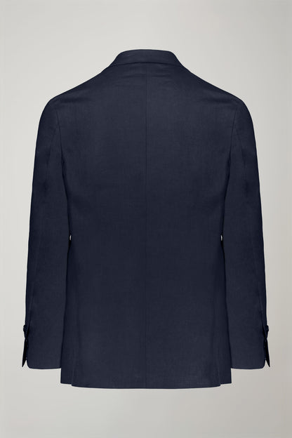 Men's single-breasted 100% linen regular fit suit