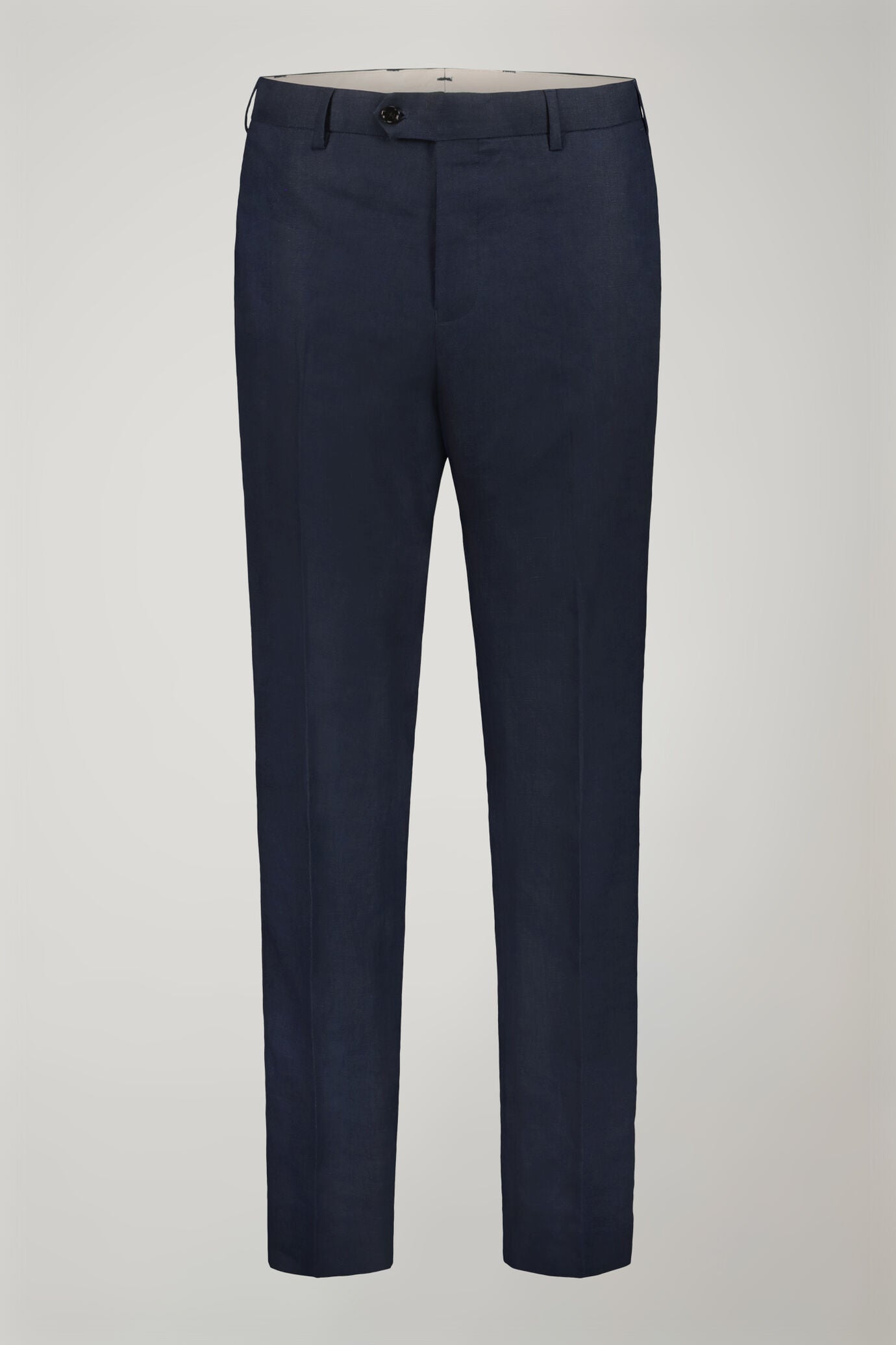 Men's single-breasted 100% linen regular fit suit