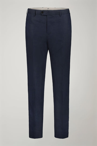 Men's single-breasted 100% linen regular fit suit
