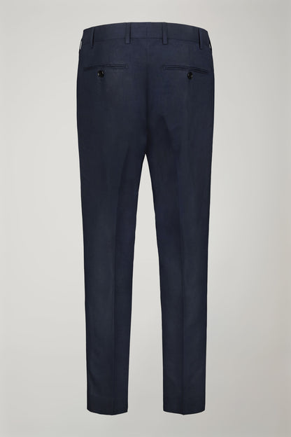 Men's single-breasted 100% linen regular fit suit