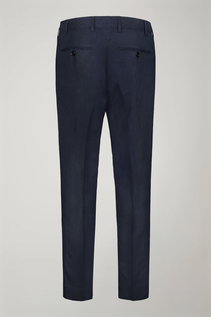 Men's single-breasted 100% linen regular fit suit
