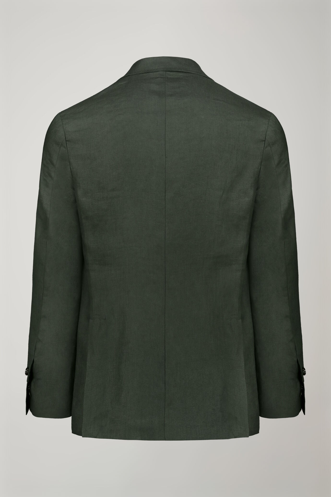 Men's single-breasted 100% linen regular fit suit