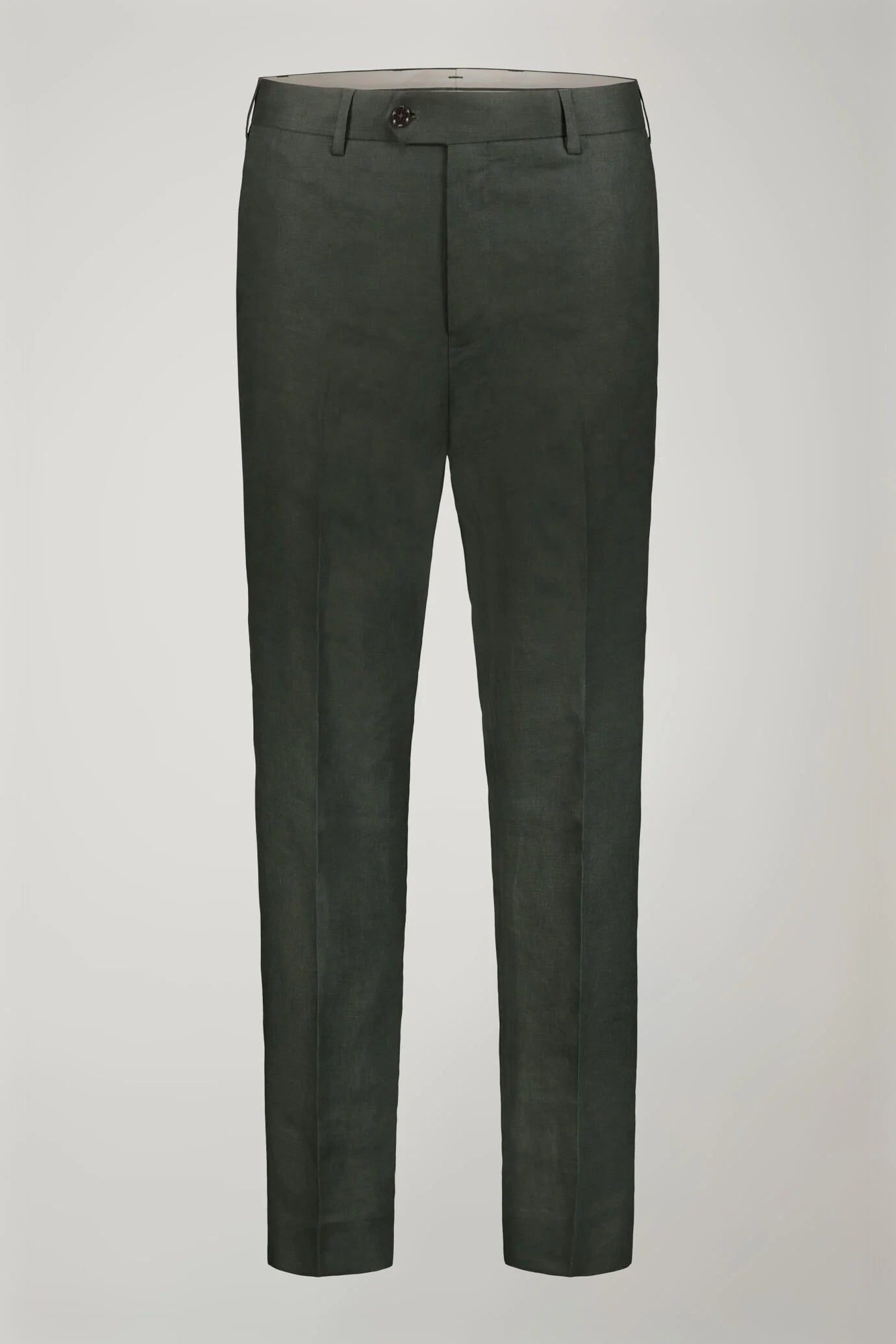 Men's single-breasted 100% linen regular fit suit