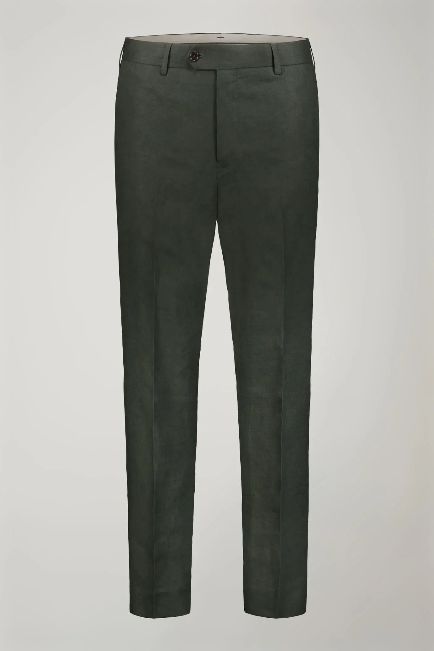 Men's single-breasted 100% linen regular fit suit