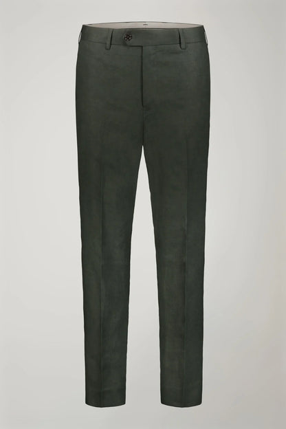 Men's single-breasted 100% linen regular fit suit