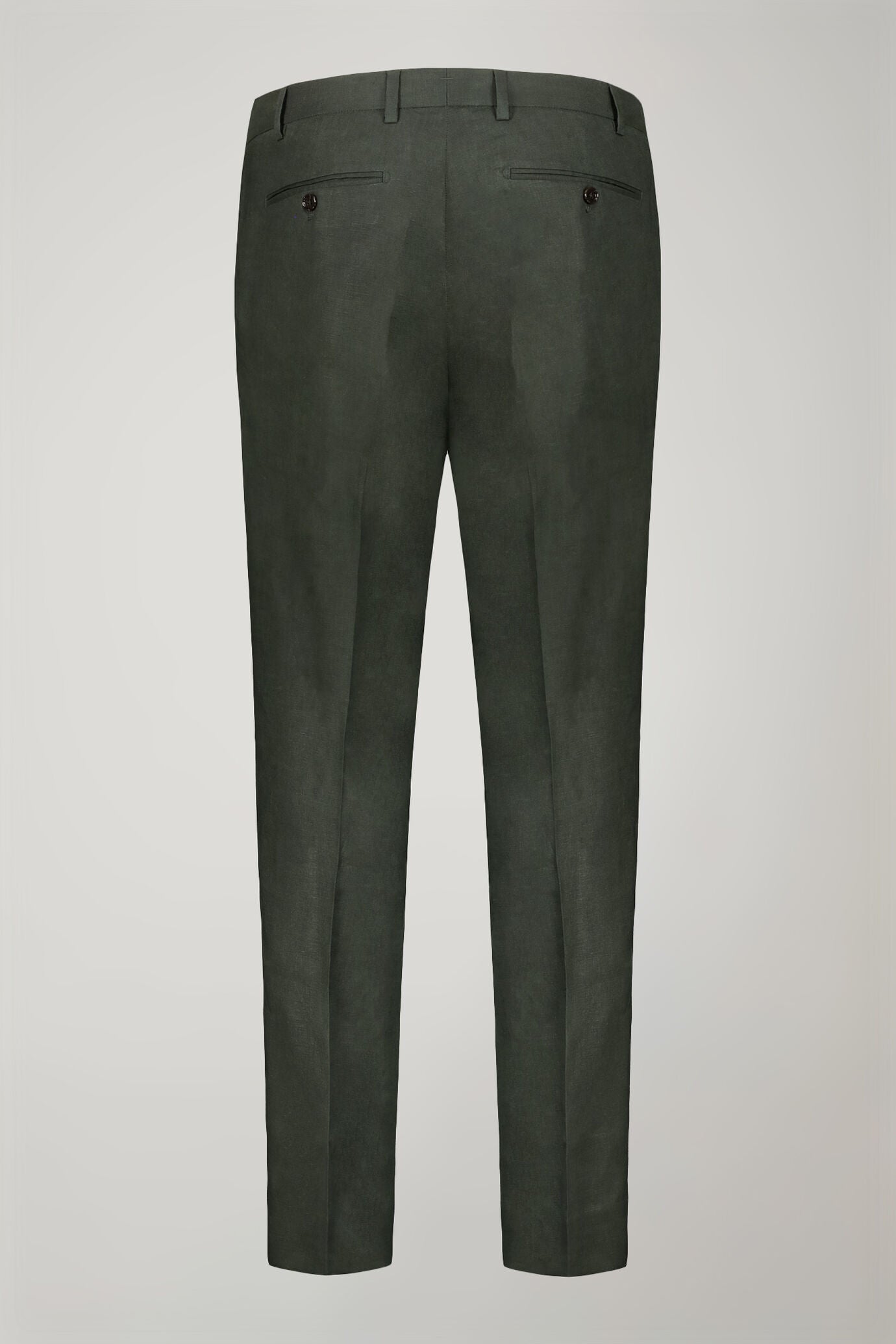 Men's single-breasted 100% linen regular fit suit