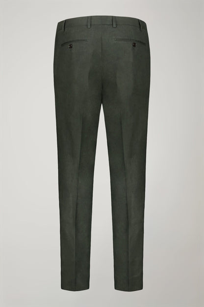 Men's single-breasted 100% linen regular fit suit