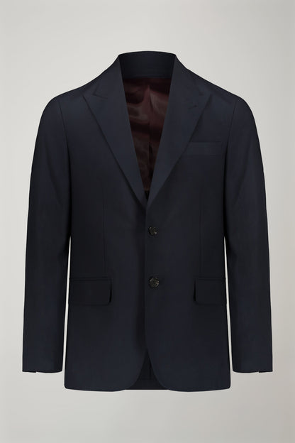 Men's single-breasted suit with peaked lapels regular fit fabric