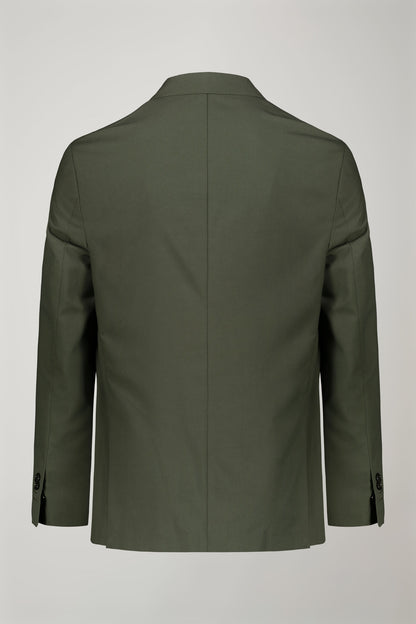 Men's single-breasted suit with peaked lapels regular fit fabric