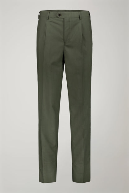 Men's single-breasted suit with peaked lapels regular fit fabric