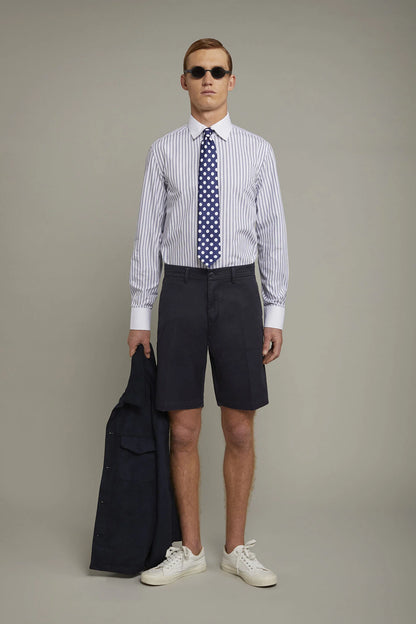 Men's Bermuda shorts classic twill construction regular fit