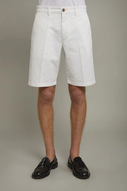 Men's Bermuda shorts classic twill construction regular fit
