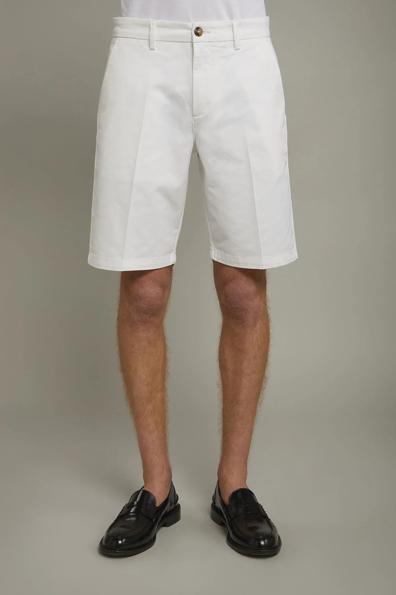 Men's Bermuda shorts classic twill construction regular fit