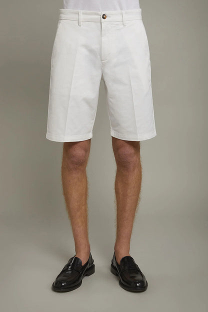 Men's Bermuda shorts classic twill construction regular fit