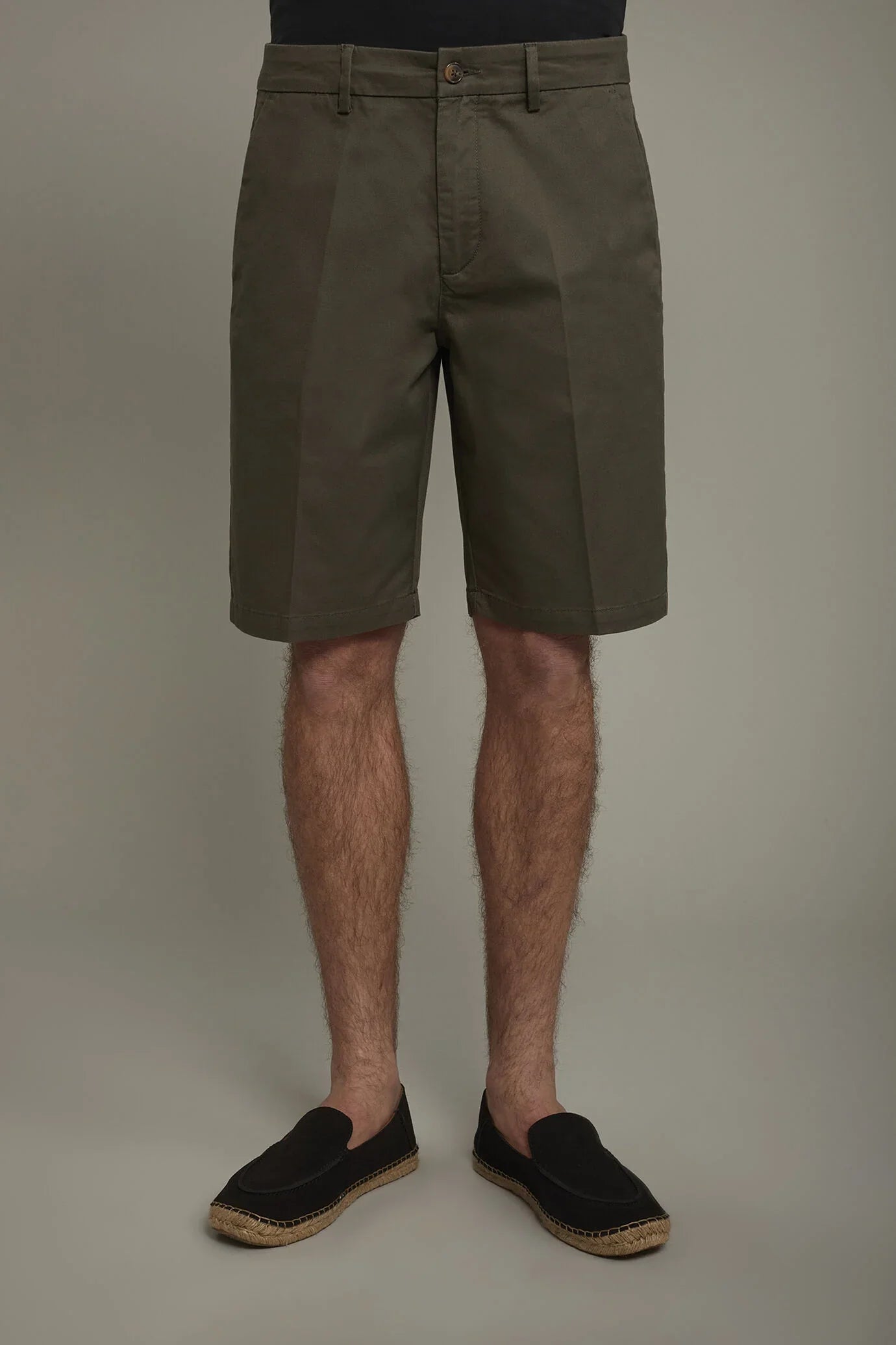 Men's Bermuda shorts classic twill construction regular fit