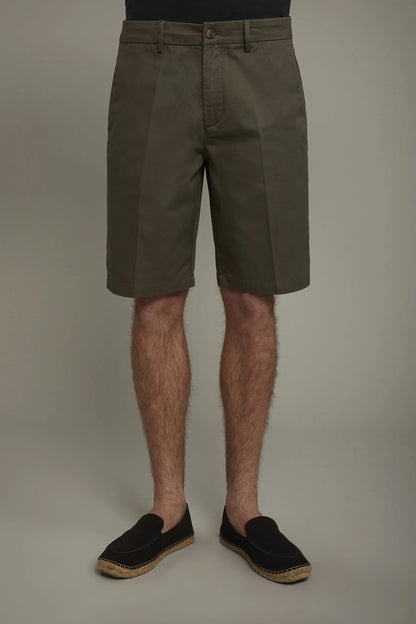 Men's Bermuda shorts classic twill construction regular fit