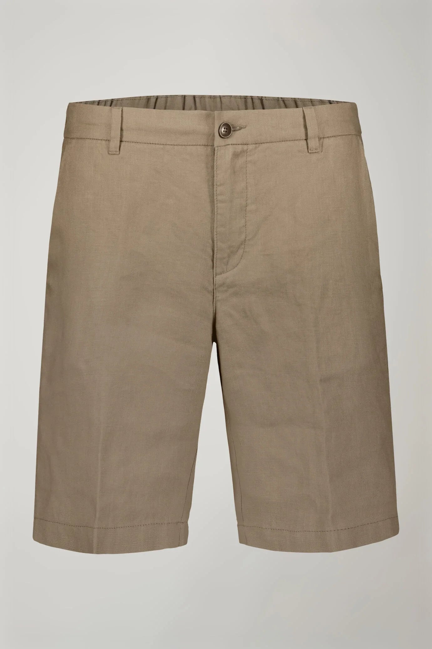 Men's pure linen bermuda