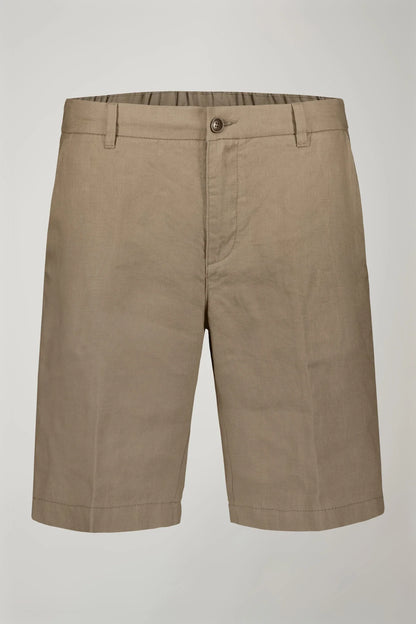 Men's pure linen bermuda
