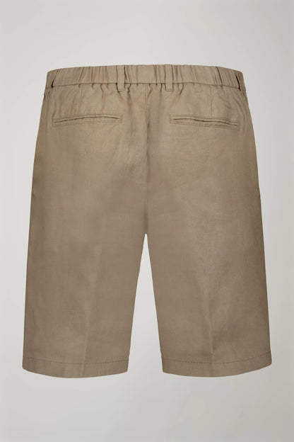 Men's pure linen bermuda
