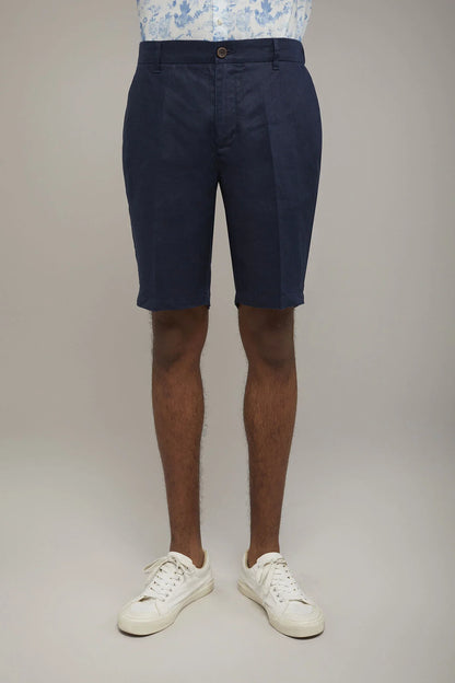 Men's pure linen bermuda