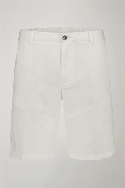Men's pure linen bermuda