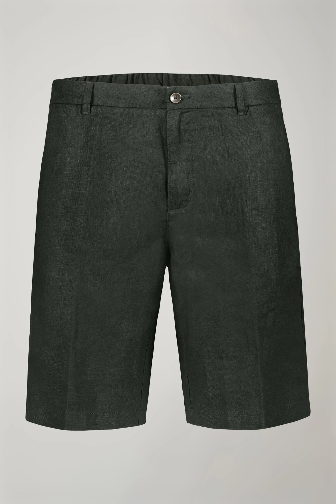 Men's pure linen bermuda