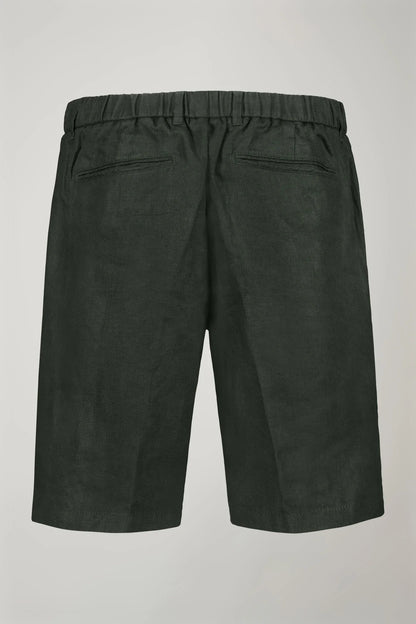 Men's pure linen bermuda