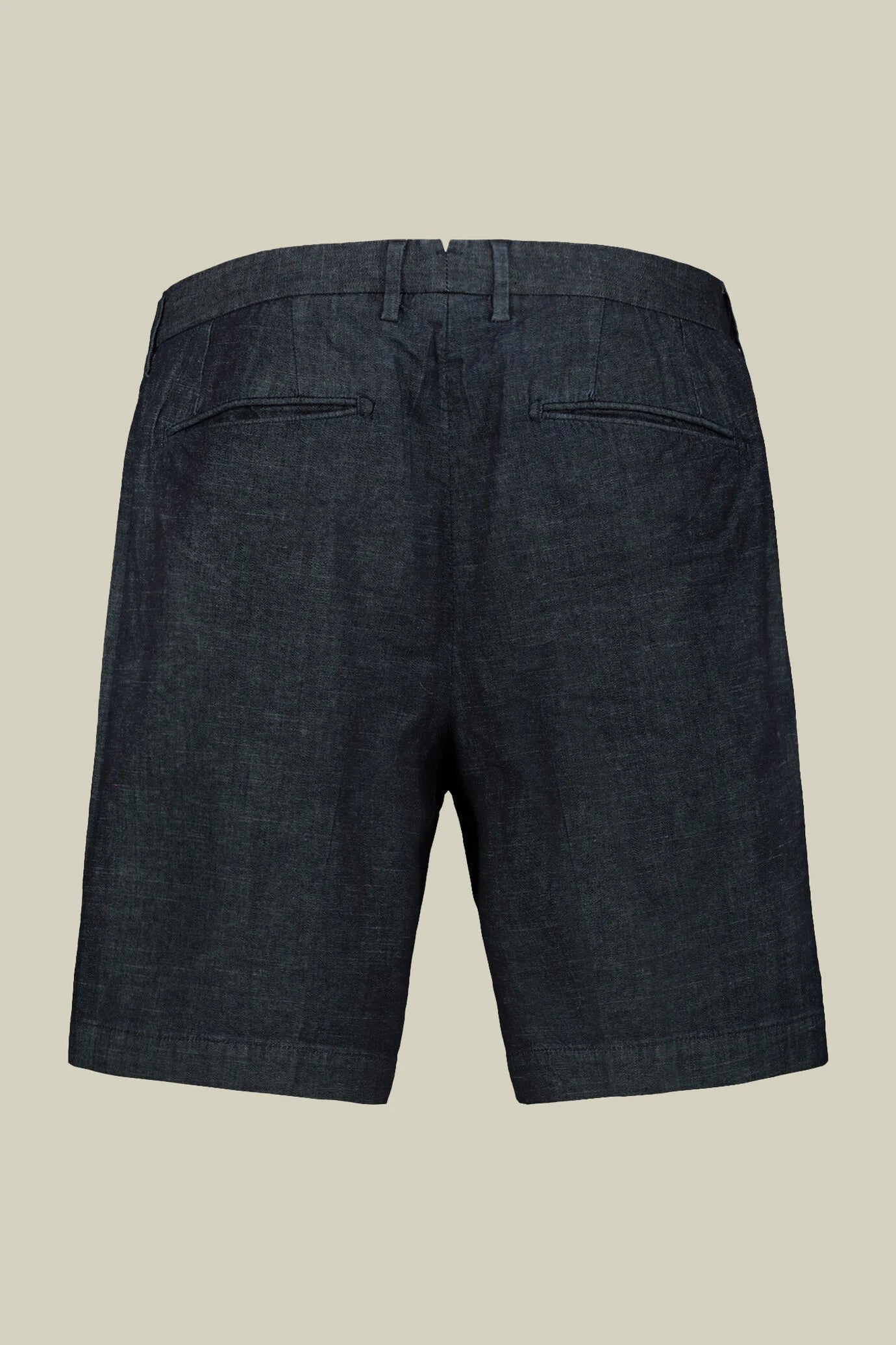 Men's bermuda in chambray fabric