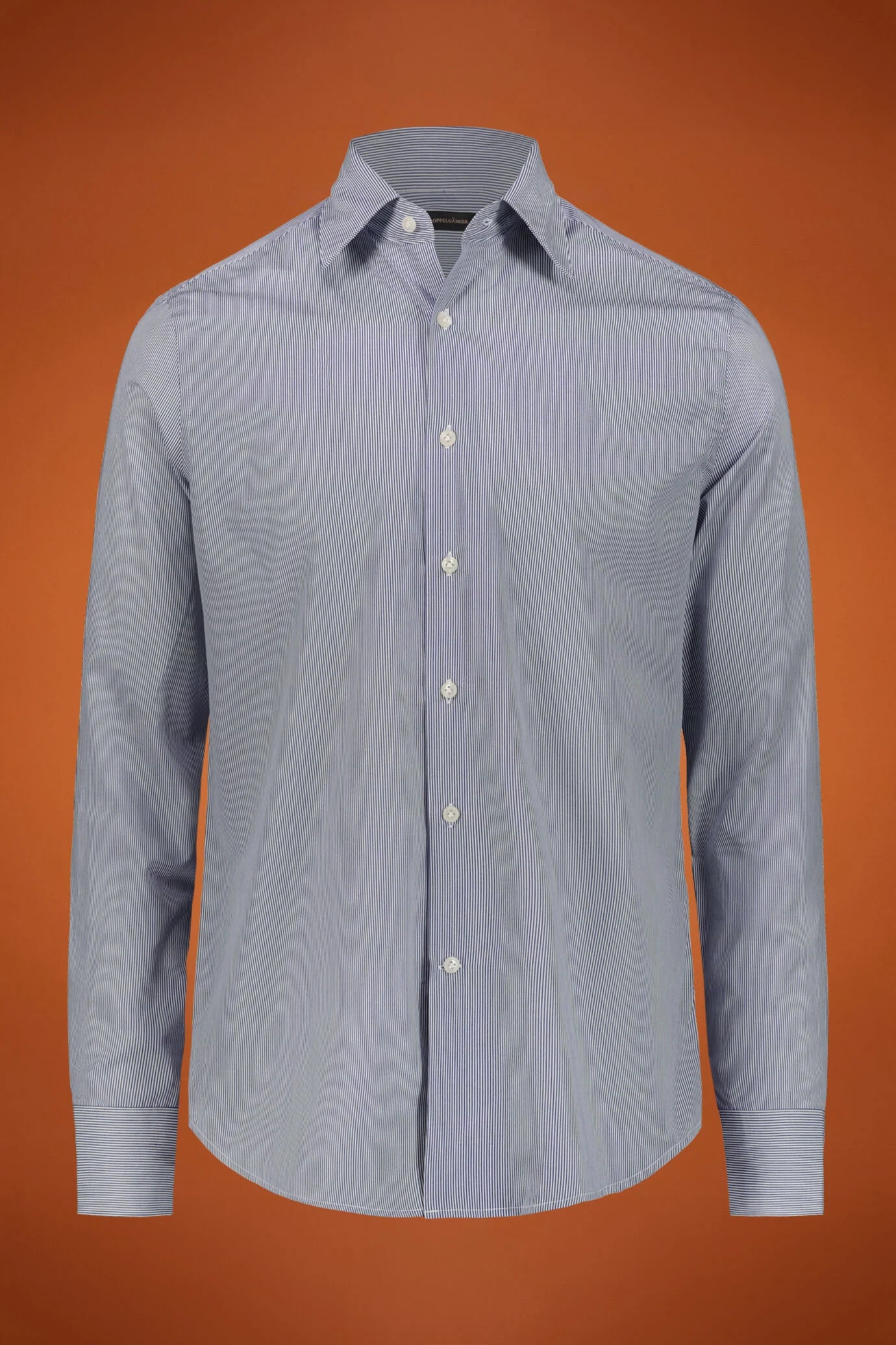 Men's shirt classic collar 100% cotton yarn-dyed striped fabric regular fit