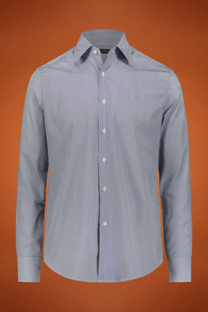 Men's shirt classic collar 100% cotton yarn-dyed striped fabric regular fit
