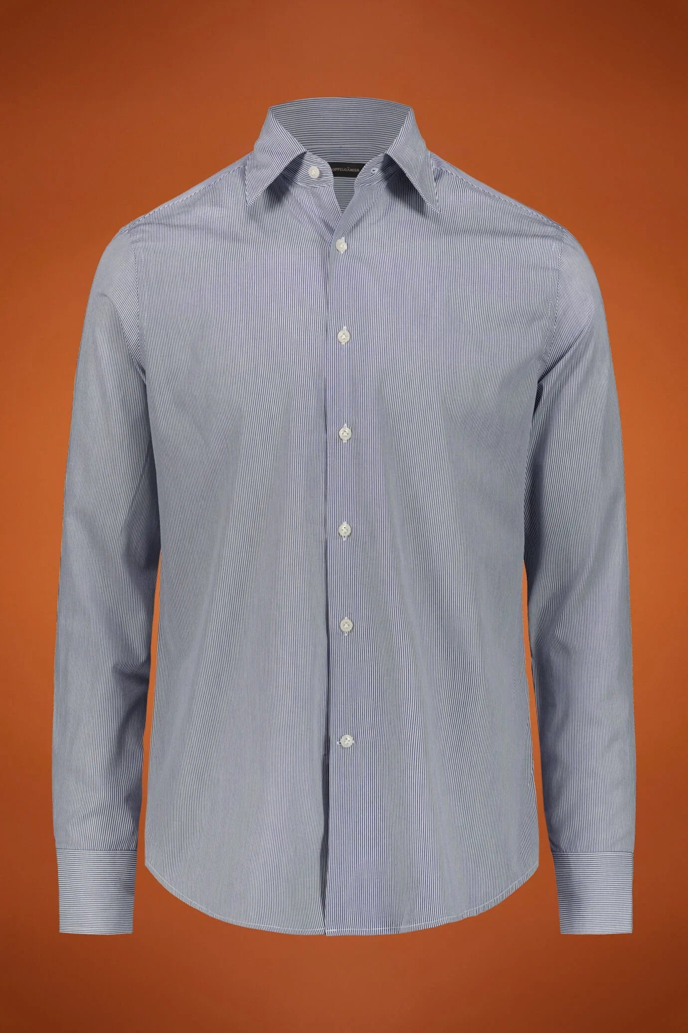 Men's shirt classic collar 100% cotton yarn-dyed striped fabric regular fit
