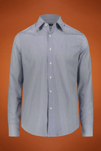 Men's shirt classic collar 100% cotton yarn-dyed striped fabric regular fit
