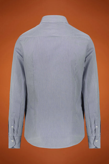 Men's shirt classic collar 100% cotton yarn-dyed striped fabric regular fit