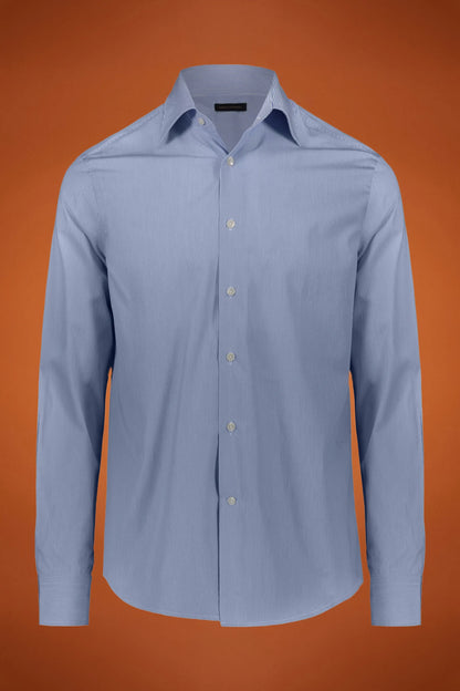 Men's shirt classic collar 100% cotton yarn-dyed striped fabric regular fit