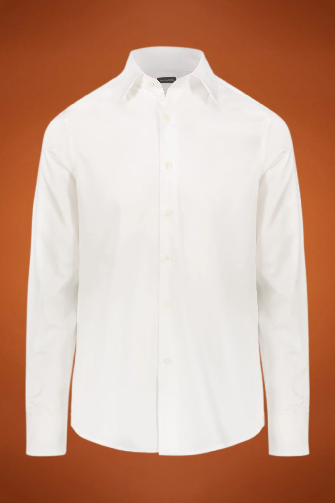 Men's shirt classic collar 100% cotton twill fabric solid regular fit