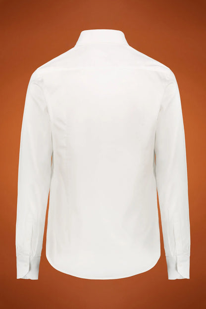 Men's shirt classic collar 100% cotton twill fabric solid regular fit