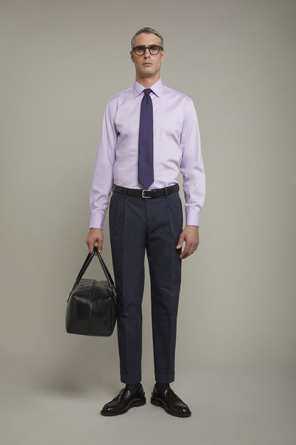 Men's shirt with classic collar 100% cotton oxford fabric regular fit