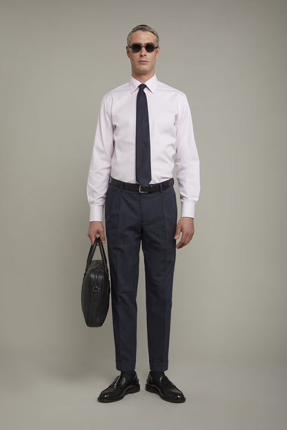 Men's shirt with classic collar 100% cotton oxford fabric regular fit