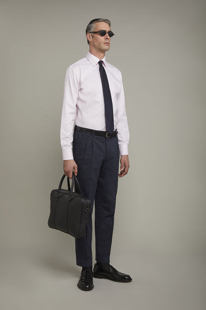 Men's shirt with classic collar 100% cotton oxford fabric regular fit
