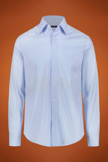 Men's tech shirt classic collar nylon fabric regular fit