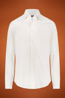 Men's tech shirt classic collar nylon fabric regular fit
