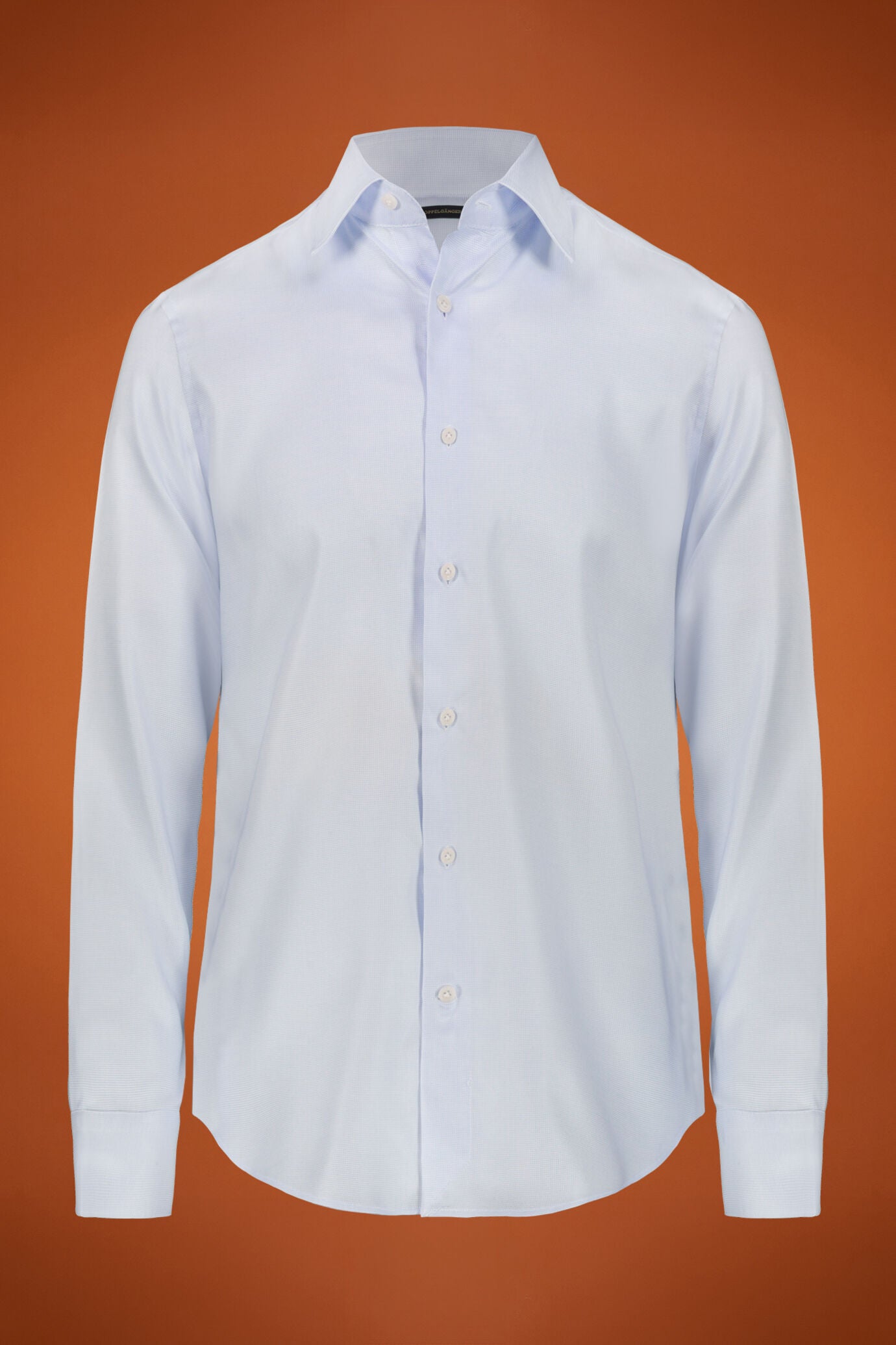 Men's shirt with classic collar 100% cotton plain fabric regular fit